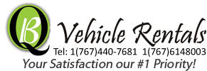 QB vehicle Rentals, number 1 car rental in dominica QB vehicle Rentals, number 1 car rental in dominica